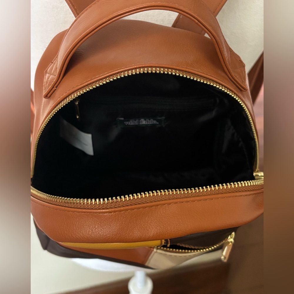 Wild Fable Multicolor Patchwork Backpack - image 5